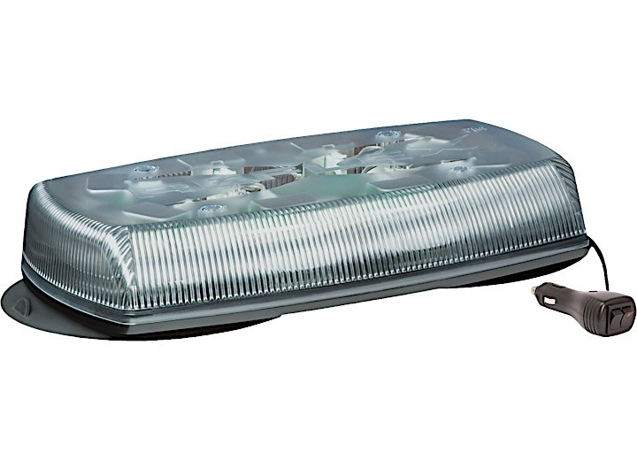 Ecco Safety Group - Led Minibar: Reflex 15in 1224vdc Vacuummagnet Mount Clear Dome Amber/gree - 5585CAG-VM