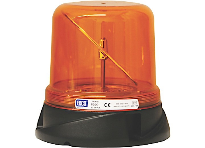 Ecco Safety Group - Led Hybrid Beacon: Rotoled 1224vdc Amber - 7660A