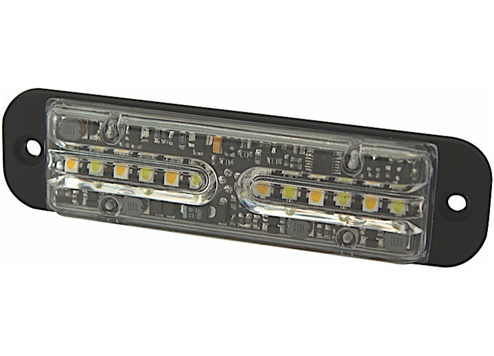 Ecco Safety Group - (dpn)directional Led: Split Color/surface Mount/12 Flash Patterns/1224vdc/amber - ED3702AB
