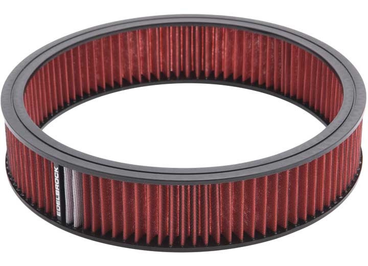 Edelbrock - Air Cleaner Element 3 Tall 14 Diameter Red - 43666