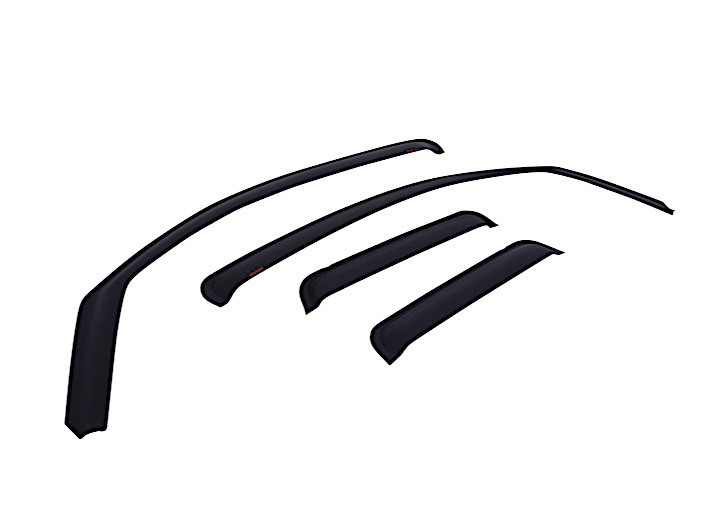 EGR - 0924 Ram 1500 Quad Cab 4pc In Channel Slimline Window Visors Matte Black - 572655