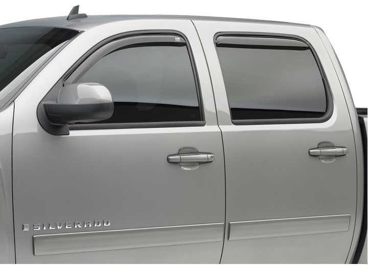 EGR - 0005 Excursion 4pc In Channel Slimline Window Visors Dark Smoke - 573151