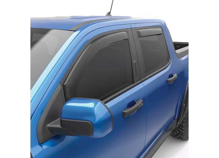 EGR - 22c Maverick Inchannel Window Visors Front/rear Set Matte Black - 573595