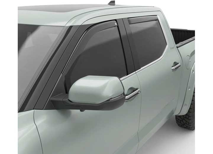 EGR - 22c Tundra In Channel Window Visors Front/rear Set Dark Smoke - 575401