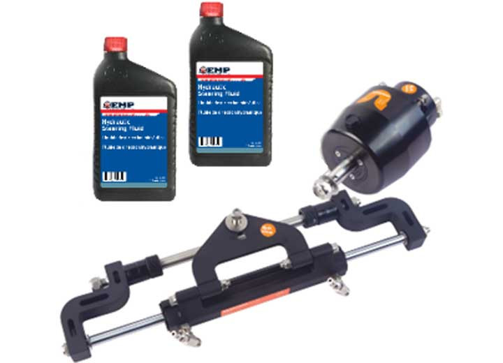 Engineered - 115hp Hydraulic Steering Kit W/front Mount Helmcylinder And 2qt Oil - OH-115U-OT-EMP