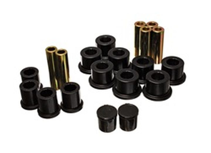 Energy Suspension - Rear Leaf Spring Bushing Setblkperformance Polyurethane - 5.2118G