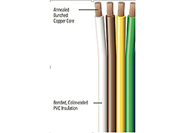 East Penn - 14/4 Trailer Wire Bonded Parallel 1000ft W/brn/y/bl - 2908