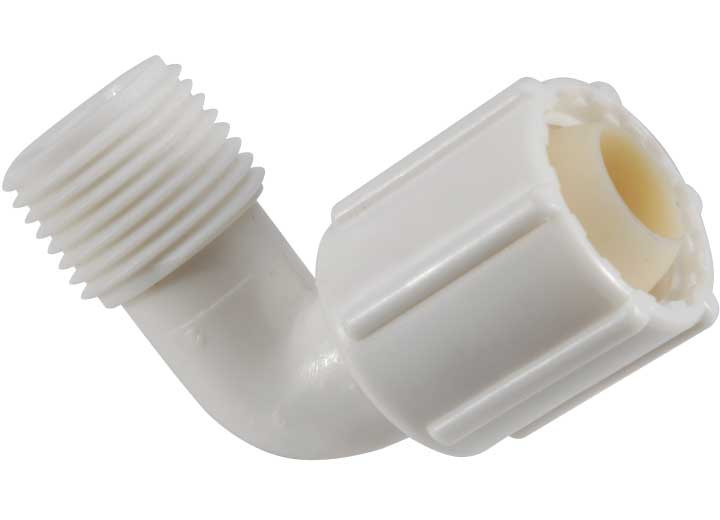 Esco Elkhart Supply - Flairit Elbow 1/2in Mpt X 1/2in Swivel  Barcoded - 16785