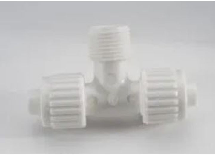 Esco Elkhart Supply - Flairit Male Tee 1/2inp X 1/2inp X 1/2inmpt  Barcoded - 16822