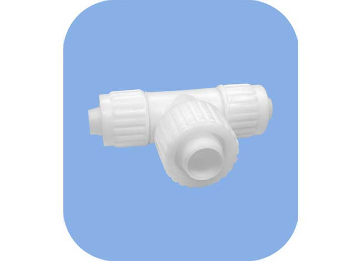 Esco Elkhart Supply - Flairit Tee 1/2inp X 1/2in X 3/8inp  Barcoded - 16830