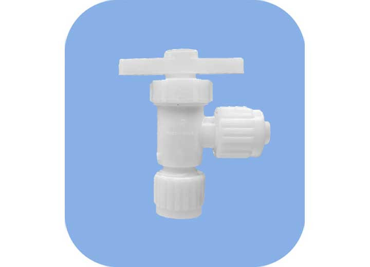 Esco Elkhart Supply - Flairit Angle Valve 3/8p X 3/8p  Barcoded - 16883