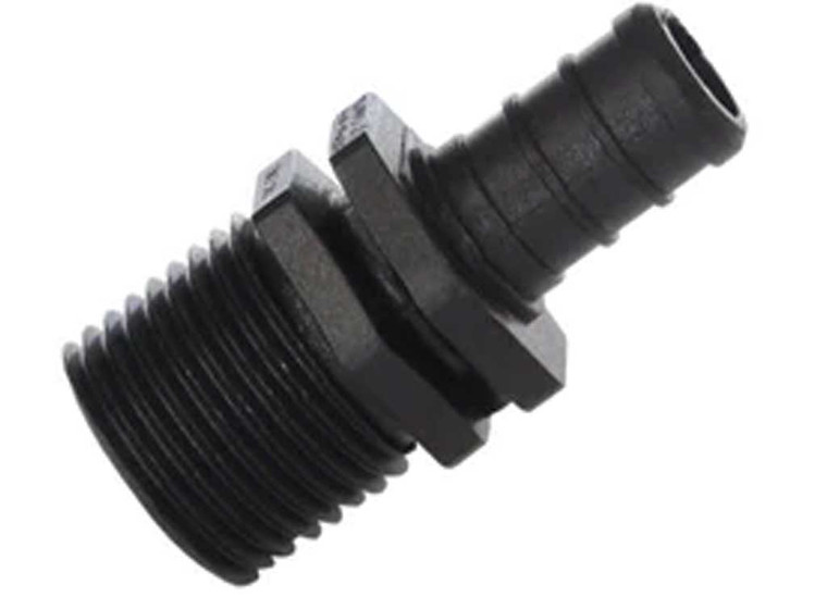 Esco Elkhart Supply - 1/2in X 1/2in Ecopoly Mpt Adapter - 28842