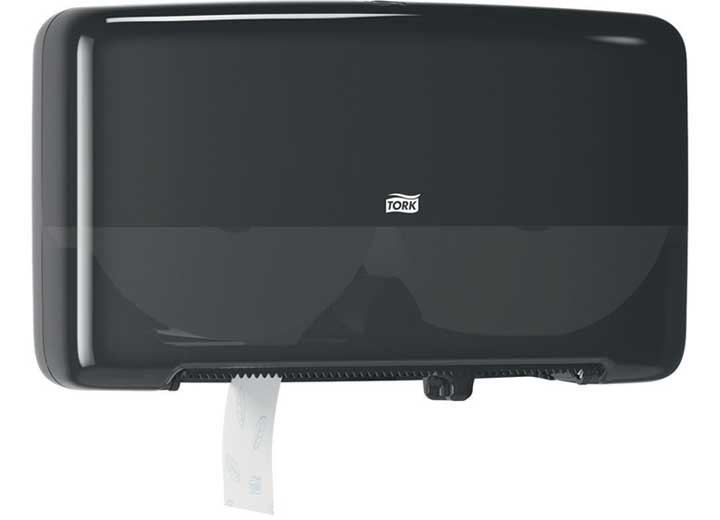 TORK - Elevation Twin Mini Jumbo Bath Tissue Roll Dispenser Black 1/cs - 5555290