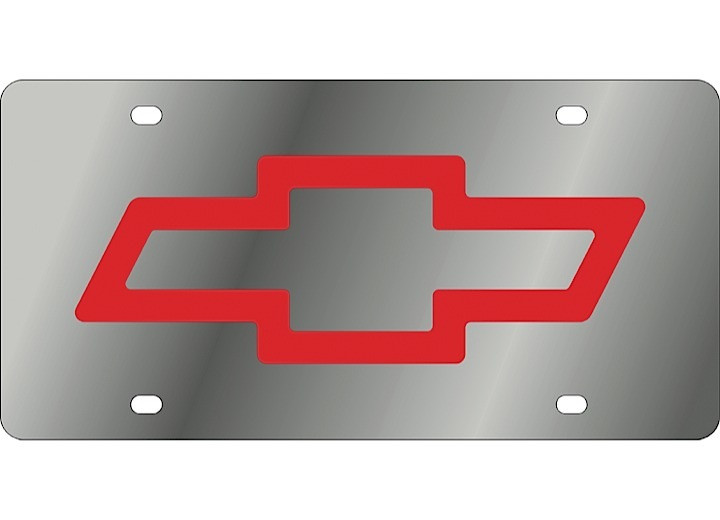 Eurosport - Ss Plate  Chevrolet Bowtie L/o  Red - 1301-4R