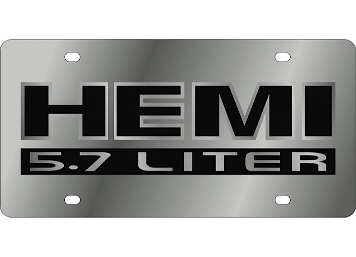 Eurosport - Hemi Blk W/ Mir Outline/5.7 Liter Mir W/blk Field - 1477-1