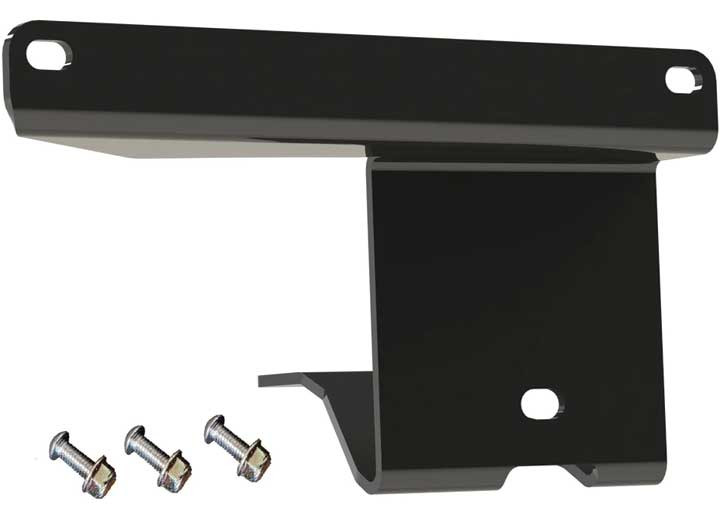 EVO - 1823 Wrangler Bolt On Body License Plate Mount Holder Left Side Powder Coated Black Steel - EVO-3119B