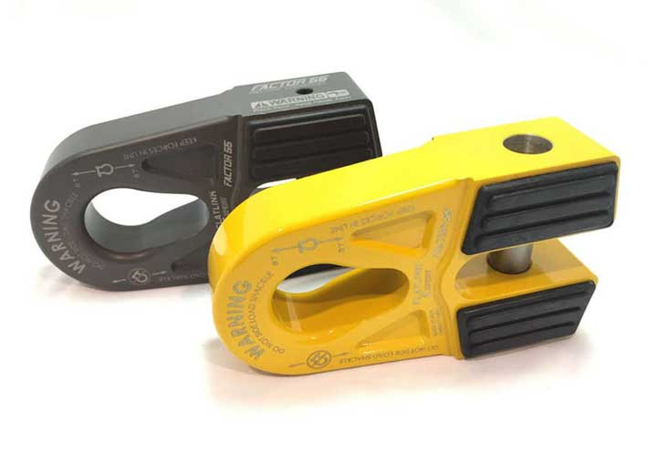 Factor 55 - Flatlink E Expert Winch Shackle Mount Yellow - 00080-03