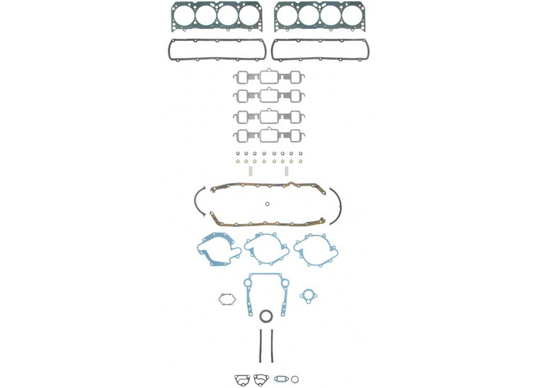 Fel-Pro Oe - Engine Valve Grind Cylinder Head Gasket Kit - 260-1008