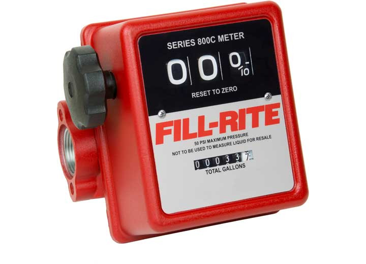 Fill-Rite - 520 Gpm 3digit Mechanical Fuel Transfer Meter Gallons (not For Fluid Resale) - 807C1