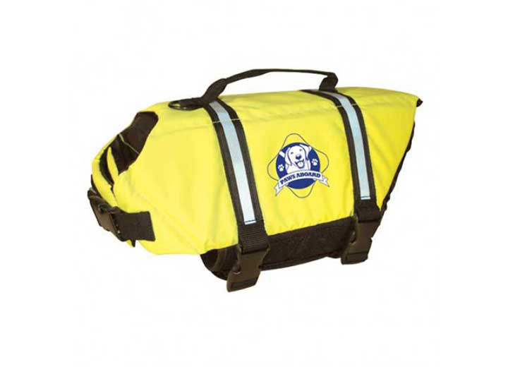 Fido Pet - L  Safety Neon Yellow Nylon Dog Life Jacket - 1500