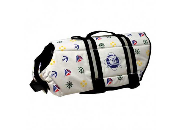 Fido Pet - M  Nautical Nylon Dog Life Jacket - N1400