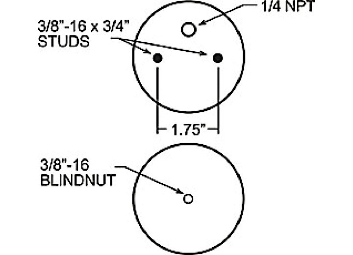 Firestone - Replacement Single Bellow Rear For Pn (2025/2071/2085/2100/2101/2109/2115/2116/2147/2153/2170/2176) - 6781