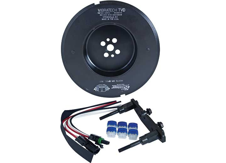 Fluidampr - 8998 Dodge 5.9l Cummins 12v Harmonic Balancer Damper Blk Zinc Chromate - 960311
