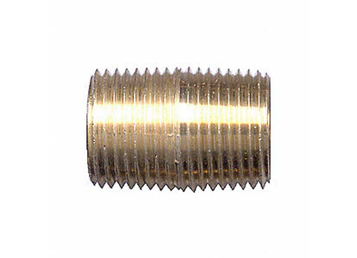 Fairview  - Brass Close Nipple 1/4in Male - 112-B