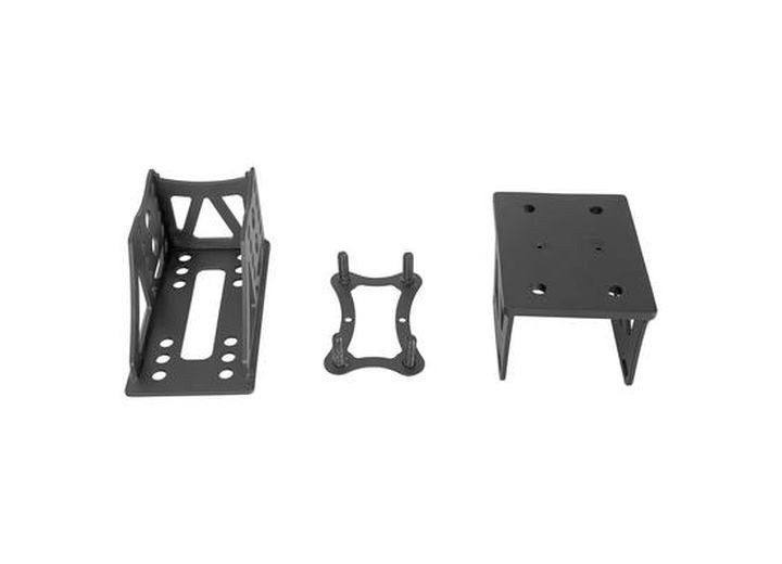 4WP Product - 16c Toyota Tacoma Tire Carrier Mount For Lug Pattern 6x5.5; Black Powder Coat - 61450W
