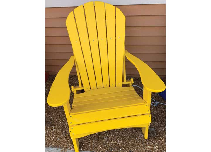 Green Country Decor - Folding Adirondack Yellow - ACF-YLW