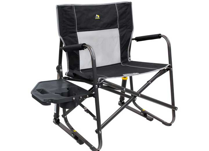 GCI Outdoor - Freestyle Rocker Xl W/ Side Table Black - 47110