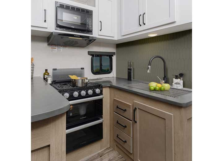 Genesis - Revive Backsplash Olive Clay Picket 18in X 24in - 494037