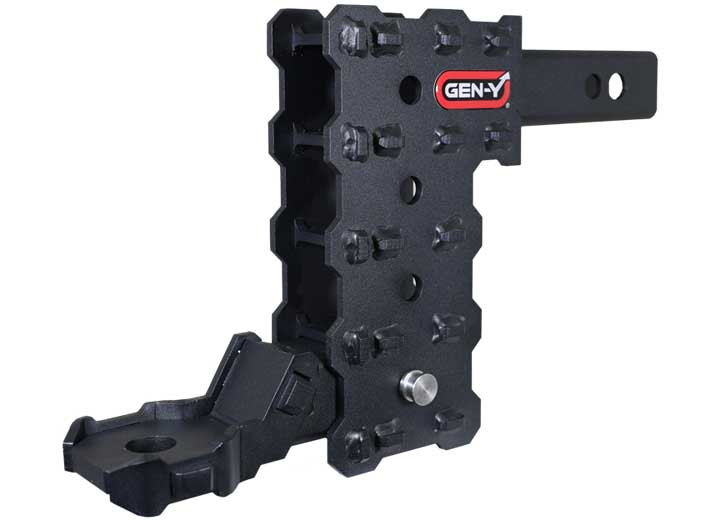 Gen-Y Hitch - Phantomx 2in Shank 7in Drop .7k Tw 7k Hitch & Gh13051x Platinum Ball Mount - GH-13054X