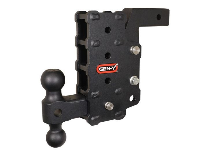 Gen-Y Hitch - Phantom 2in Shank 9in Drop 1.2k Tw 12k Hitch & Gh044 Versaball Mount - GH-15012