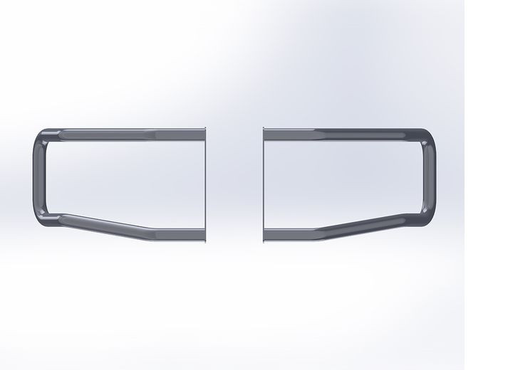 Go - 2022 Ram 2500/3500/4500/5500 Winch Brush Guard Black - 26673B