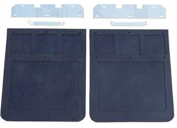 Go - 9910 F250/f350 Super Duty Dually Black Mud Flaps & Brackets - 70730