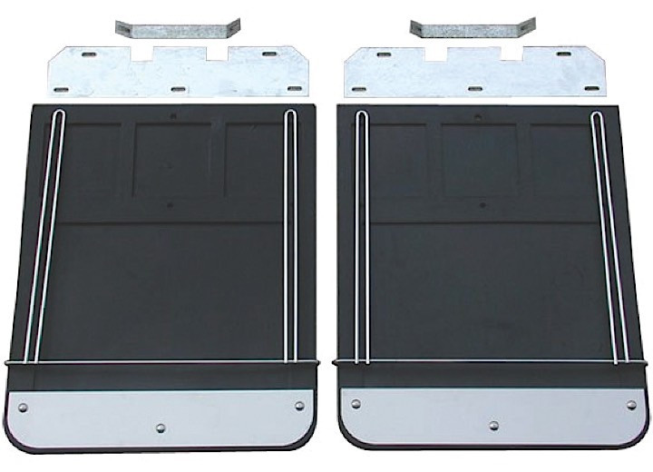 Go - 1113 Ford Superduty Dually Mud Flapinlc Flaps/brkts/weights/antisail - 70731SET