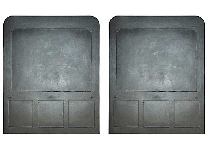 Go - 03c Ram 2500/3500d Dually (not Mega Cab Dually) Black Mud Flaps & Oe Style Mounting Hardware - 70764