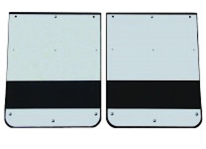 Go - 1113 F250/f350 Superduty Dual Wheel Stainless Mud Flap Set - S70731SET