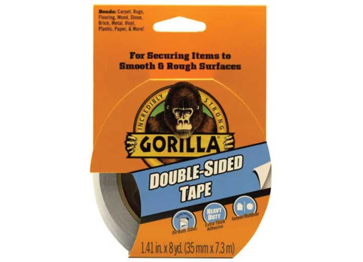 Gorilla Glue - Gorilla Doublesided Tape 1.41in 8 Yards White - 100925