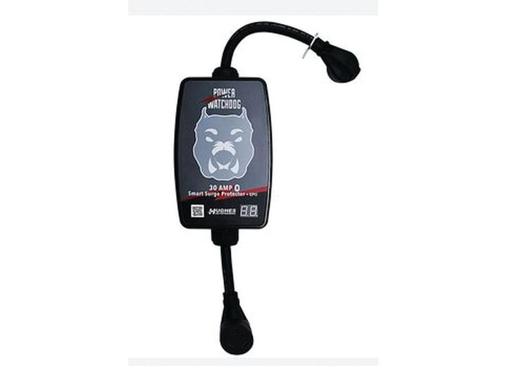 Hughes - 30a Gen I Power Watchdog Rv Surge Protector W/bluetooth+epo Shut Offportableblk - PWD30-EPO
