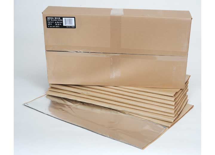 Hushmat - Mega Bulk Kit Includes 9 Silver Sheets Of 24x48 In Ultra.  Total 72 Sqft. - 10900