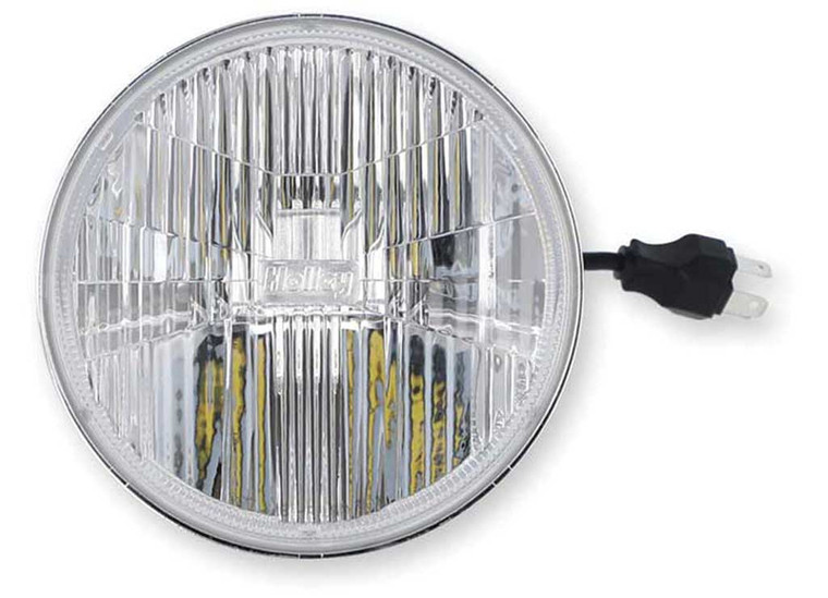 Holley - Retrobright Led Headlight 5.75in Round Modern White Lens - LFRB145