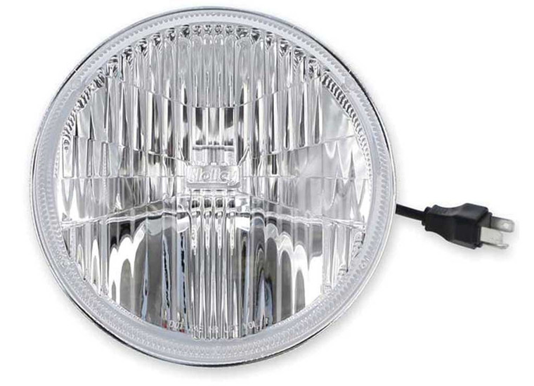 Holley - Retrobright Led Headlight 7in Round Modern White Lens - LFRB155