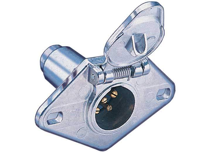 Hopkins - 6 Pole Round Car End (metal) - 48435