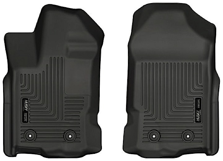 Husky Liner - 1923 Ranger Black Front Floor Liners - 13411