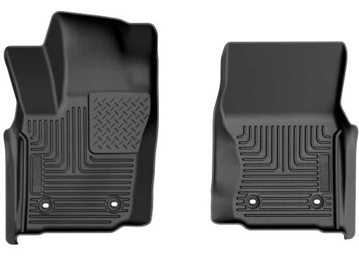 Husky Liner - 24c Tacoma Automatic Trans Dble Cab Wb Front Floor Liner 2 Pc Black - 13921