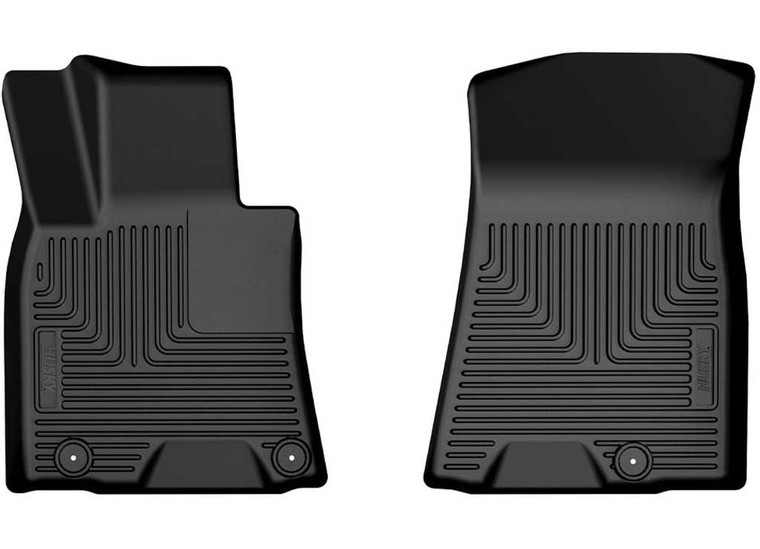Husky Liner - 22c Genesis Gv70 Wb Front Floor Liners Black - 18971