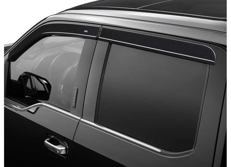 Husky Liner - 1924 Silverado 1500 Double Cab Ventvisor Low Profile 4 Pc Set Smoke - 2854080