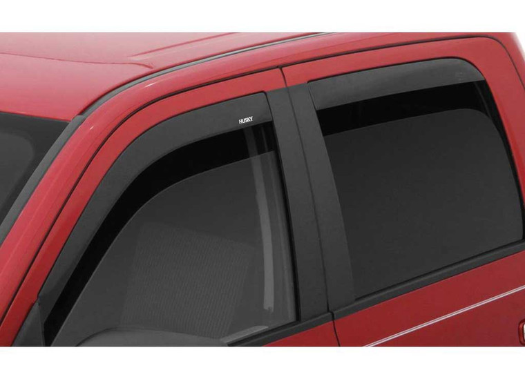 Husky Liner - 1924 Ram 1500 Quad Cab Inchannel Mount Ventvisor Low Profile 4 Pc Set Smoke - 2864081